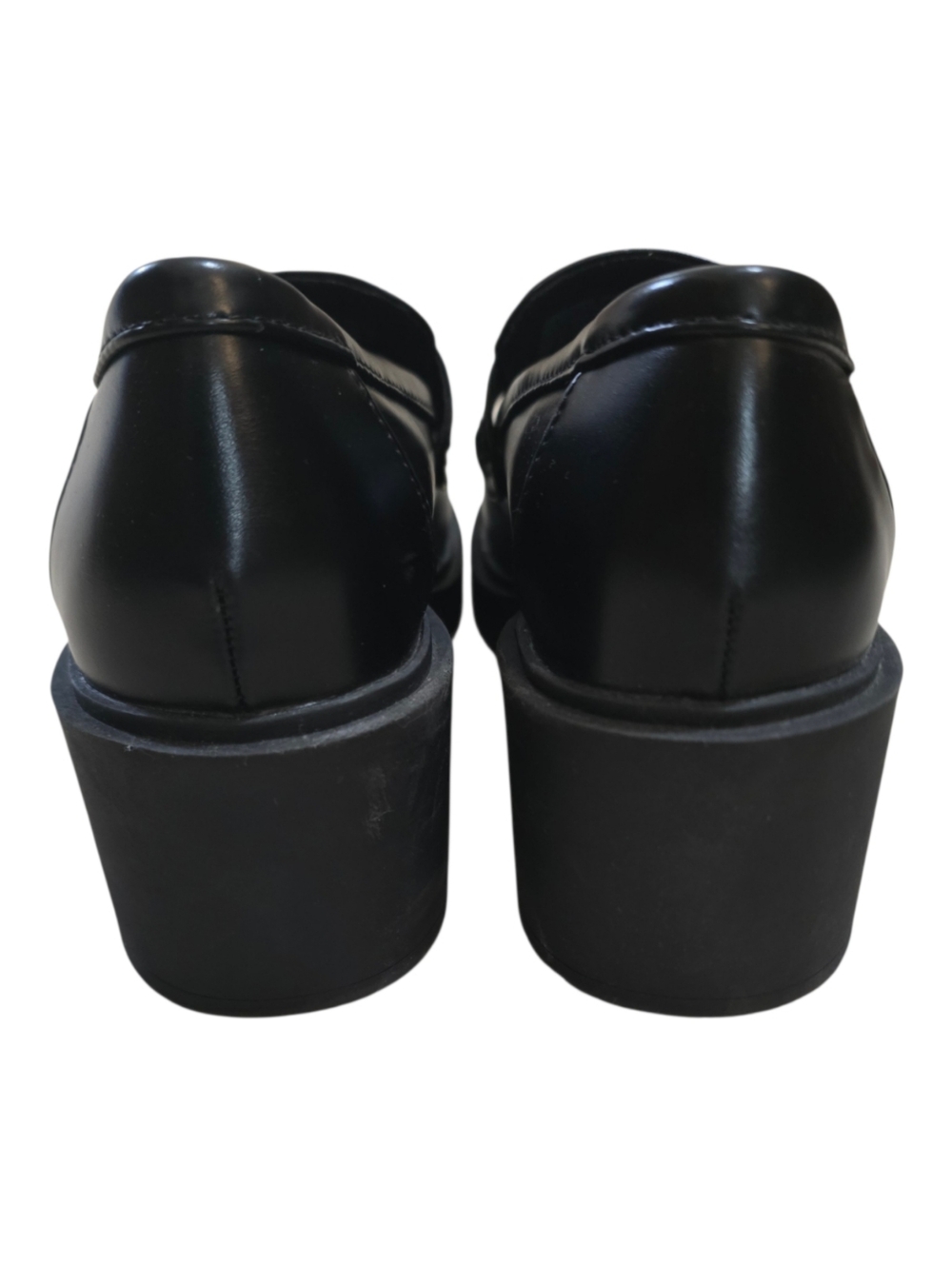 No Boundaries Black Platform Penny Loafers - Picture 4 of 8